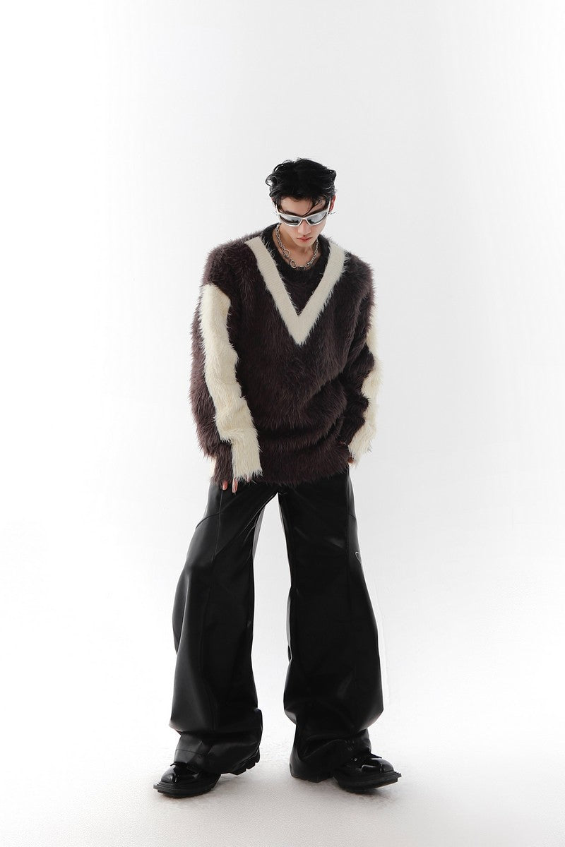 Irregular Mohair Sweater
