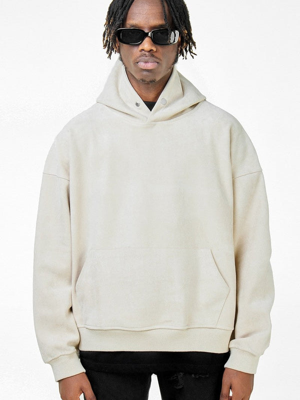 Suede Loose Hoodie