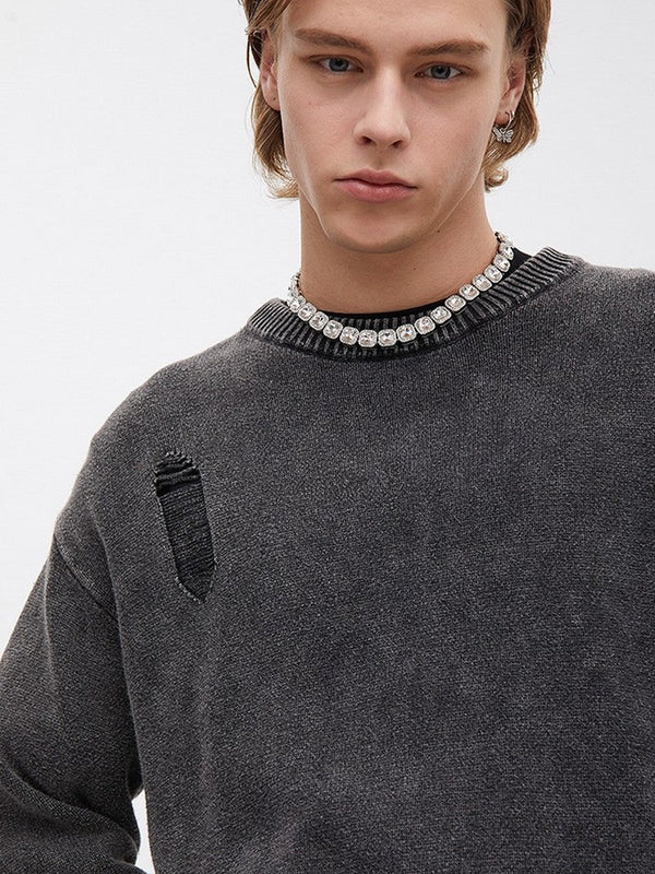 Korean Damaged Sweater