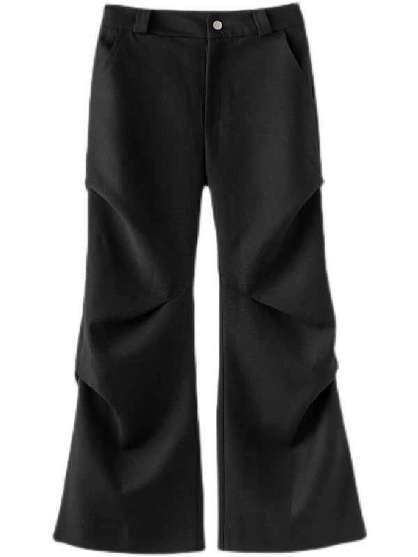 Pleated Loose Suit Trousers