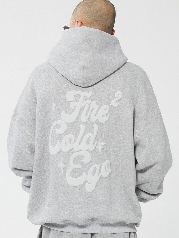 Foam Print Logo Hoodie