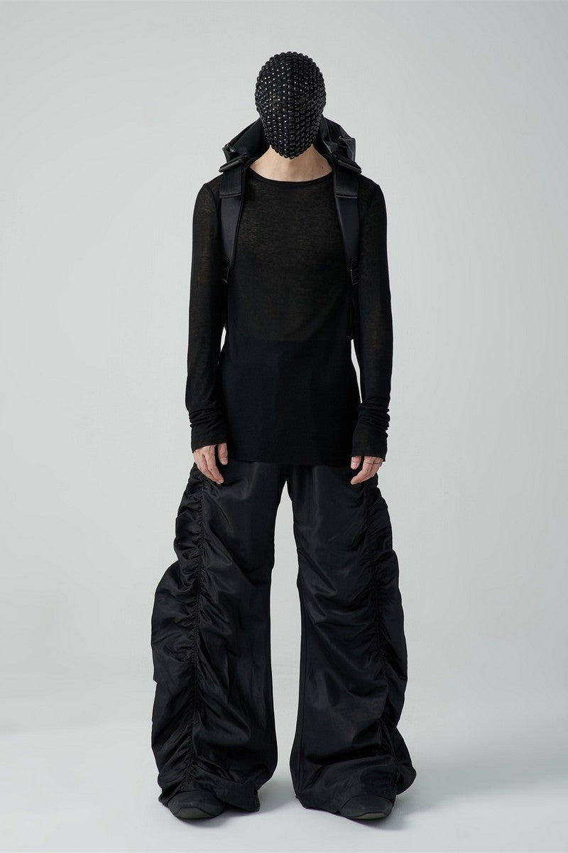 Pleated Oversized Trousers