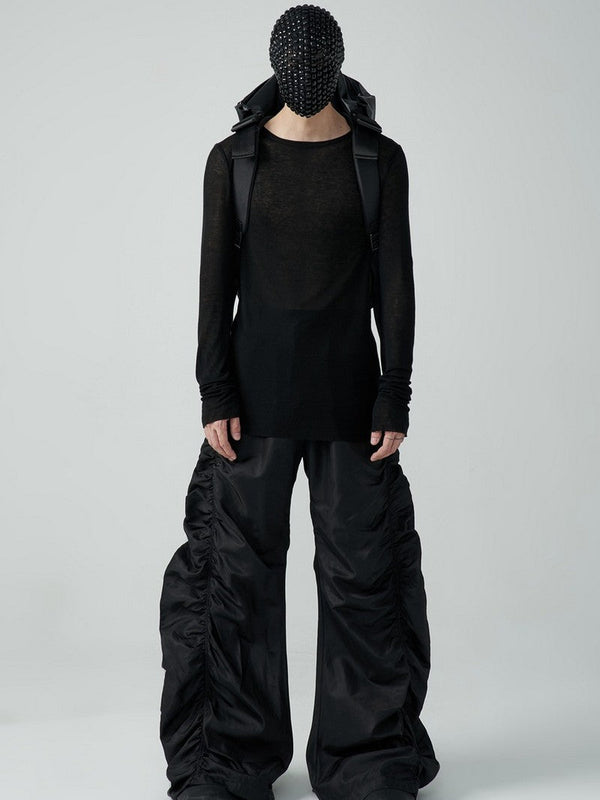 Pleated Oversized Trousers