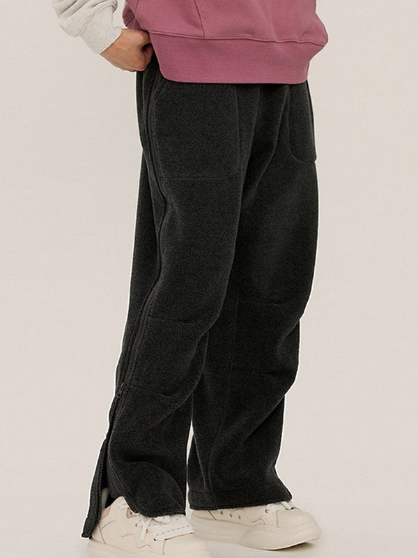 Fleece Zipper Pants