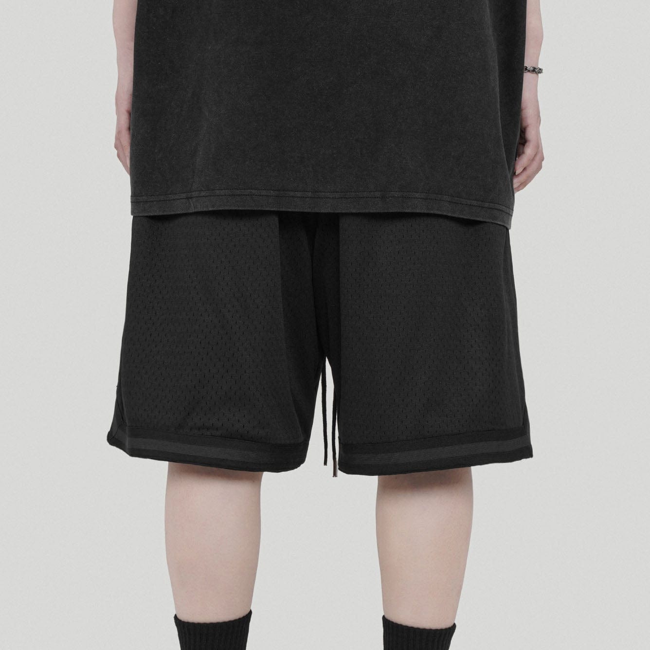 Rivet Mesh Shorts