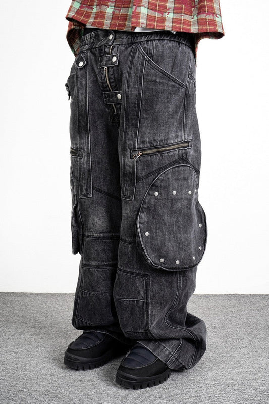 Oversized Cargo Denim