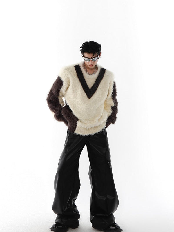 Irregular Mohair Sweater