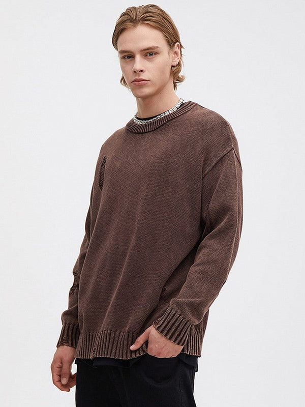 Korean Damaged Sweater