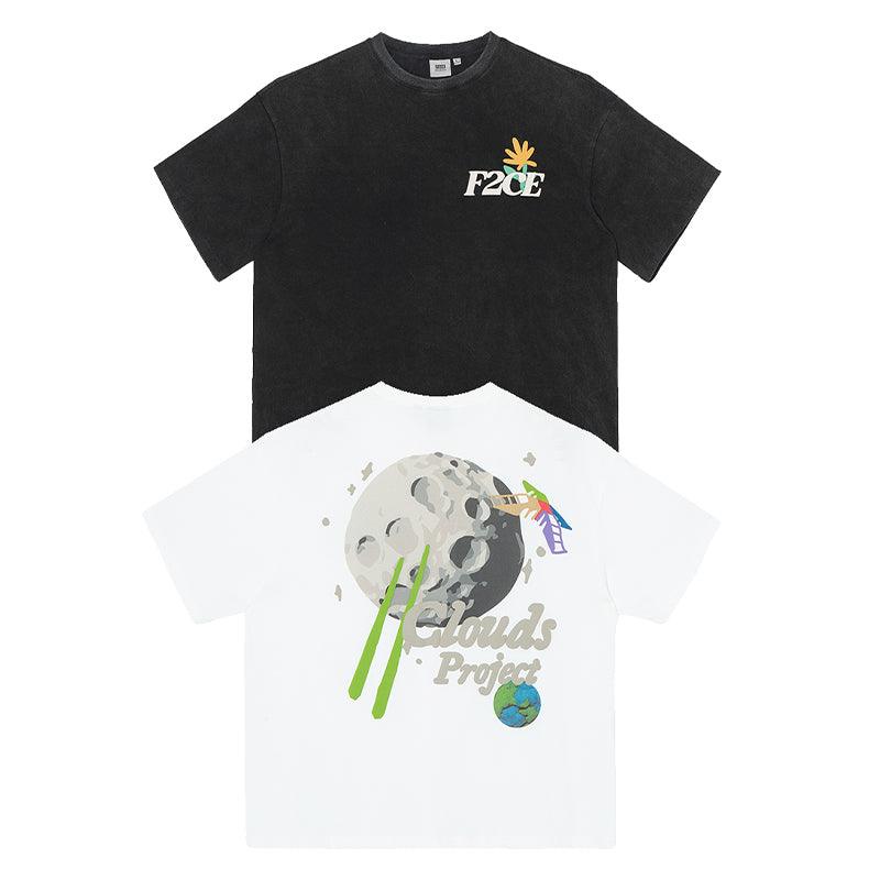 Foam Print Moon Tee - EU Only