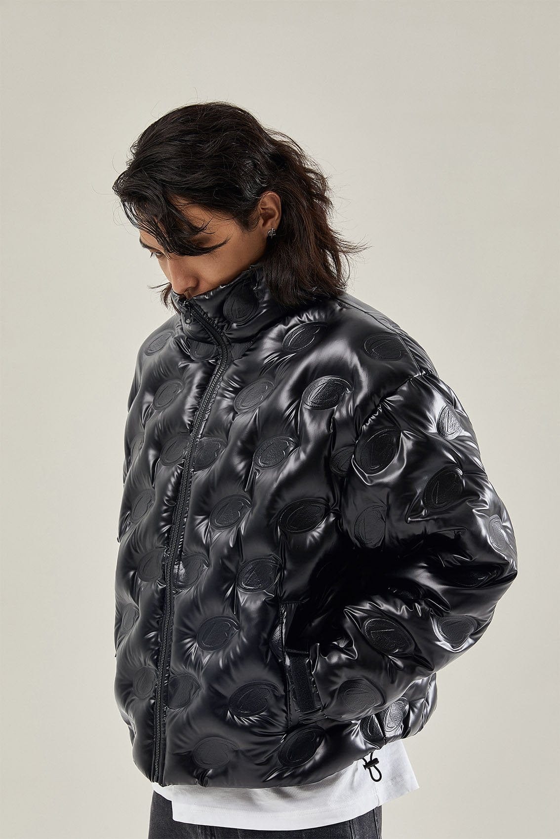 Embossed Down Jacket