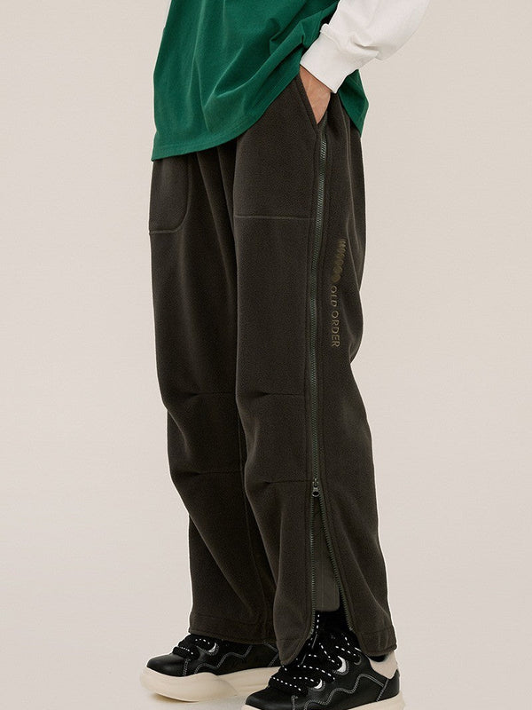 Fleece Zipper Pants