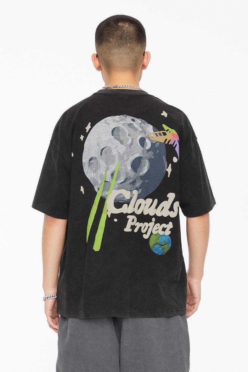 Foam Print Moon Tee - EU Only