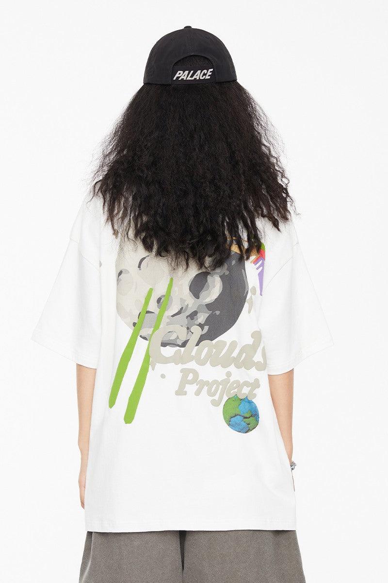 Foam Print Moon Tee - EU Only