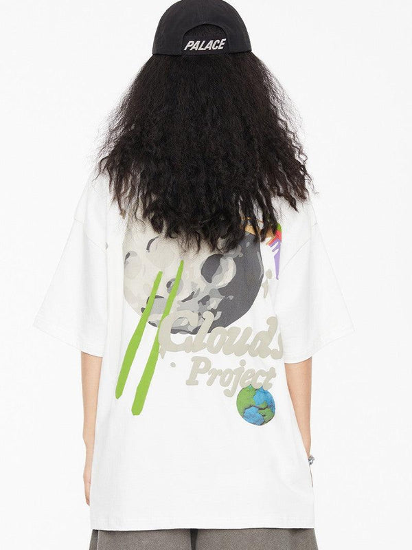 Foam Print Moon Tee - EU Only