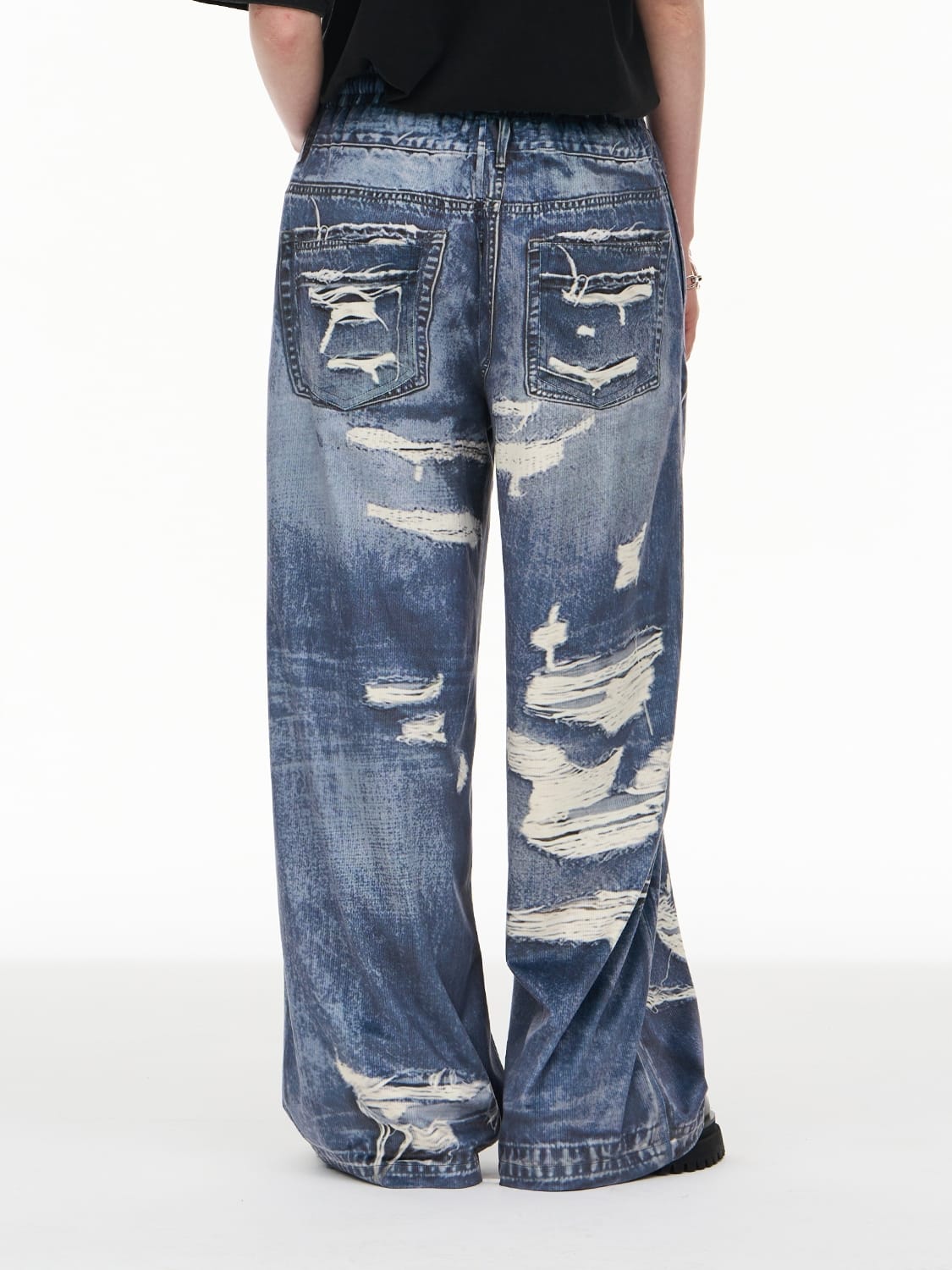 Fake Graphic Jeans