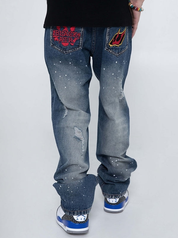 Y2K Black Air Jeans - ASRO