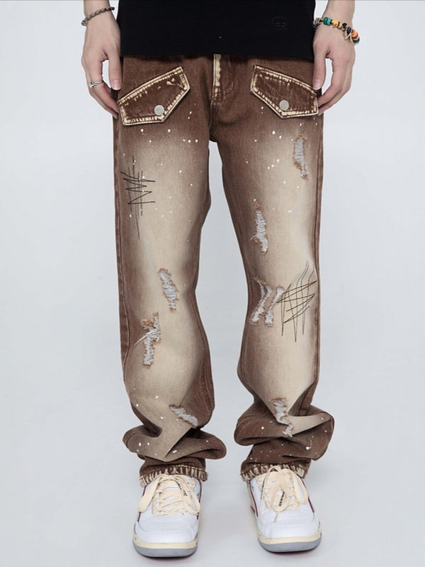 Y2K Black Air Jeans - ASRO