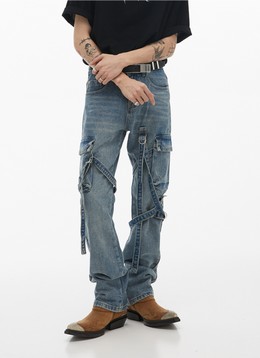 Cowboy Strap Jeans - ASRO