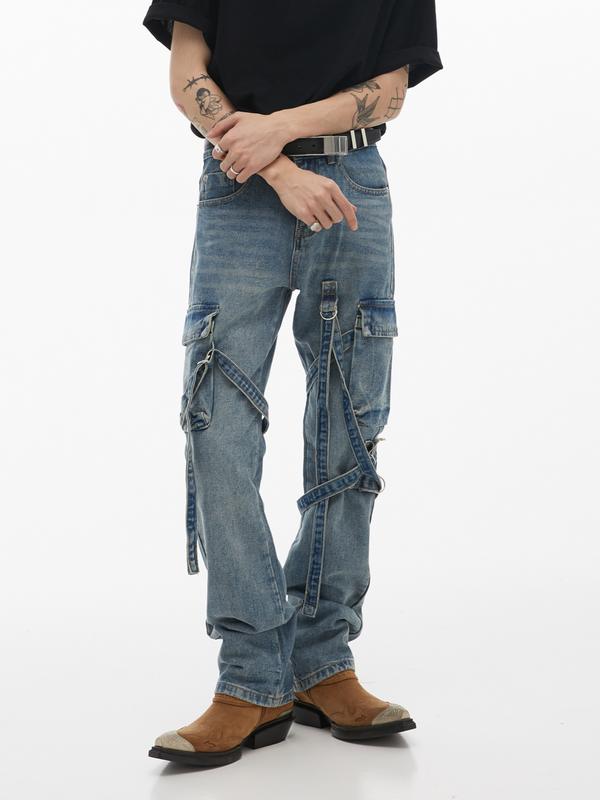 Cowboy Strap Jeans - ASRO