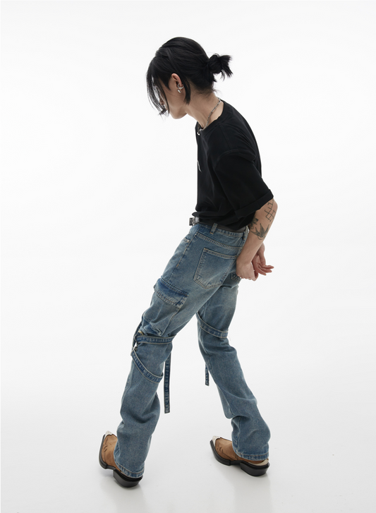 Cowboy Strap Jeans - ASRO