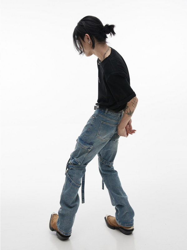 Cowboy Strap Jeans - ASRO