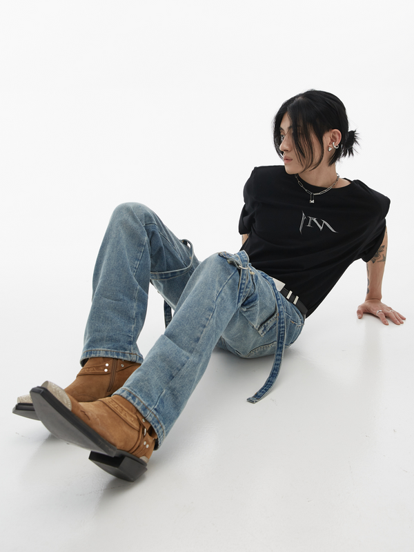 Cowboy Strap Jeans - ASRO