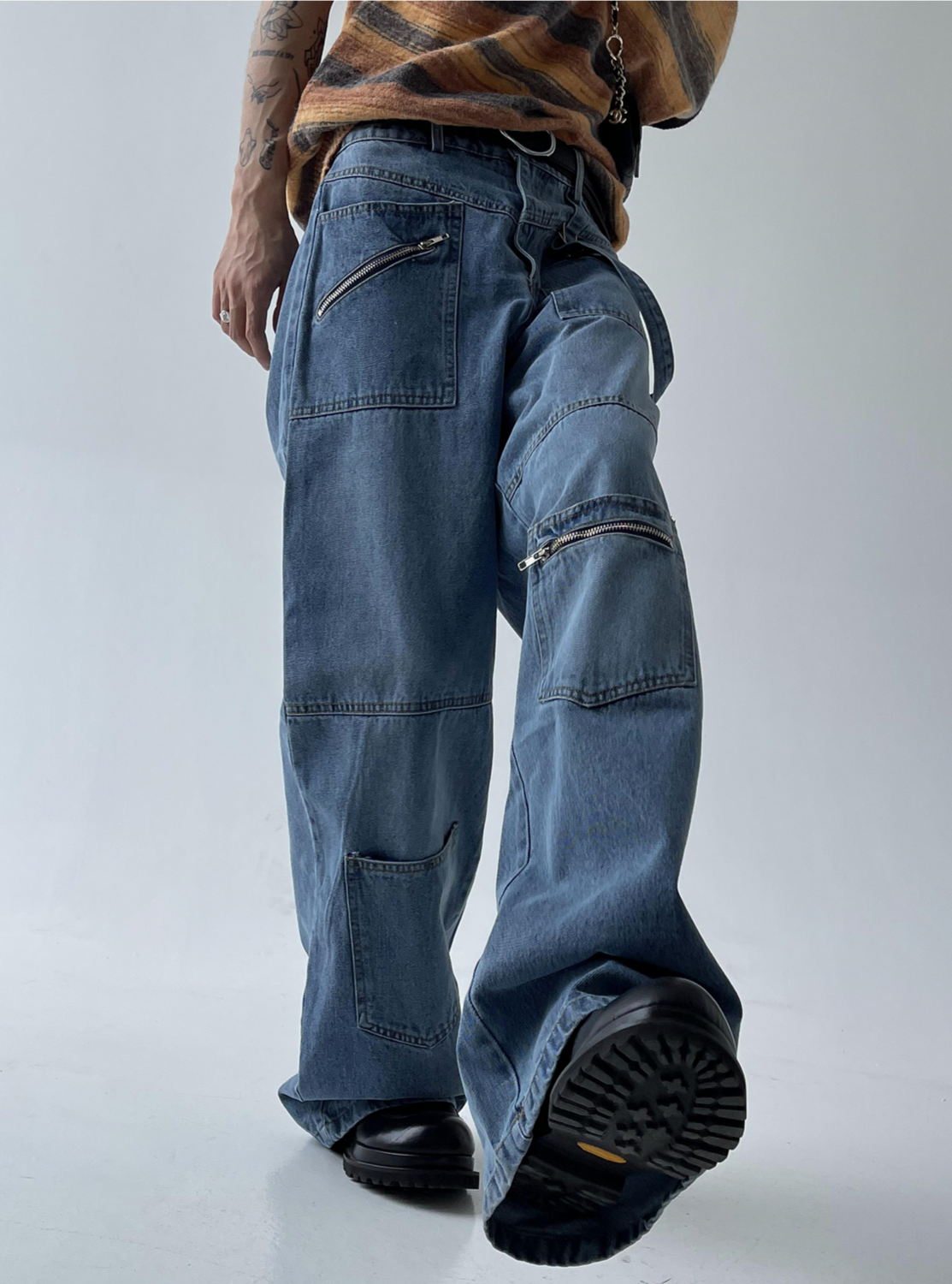 Japanese Zip Band Jeans - ASRO