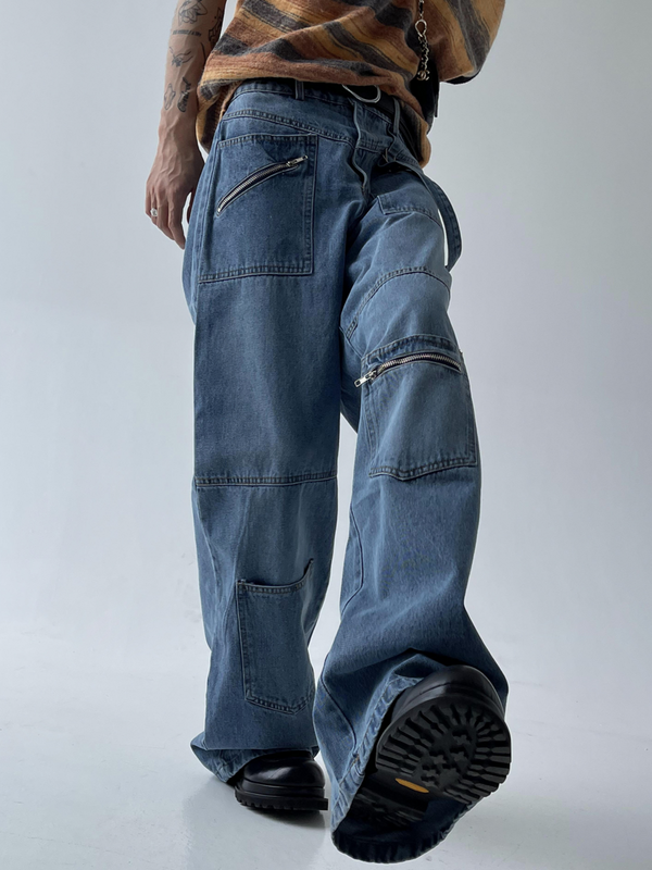 Japanese Zip Band Jeans - ASRO