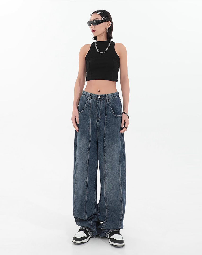 Long Pocket Jeans - ASRO