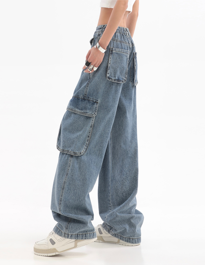 Y2K Bigpocket Jeans - ASRO