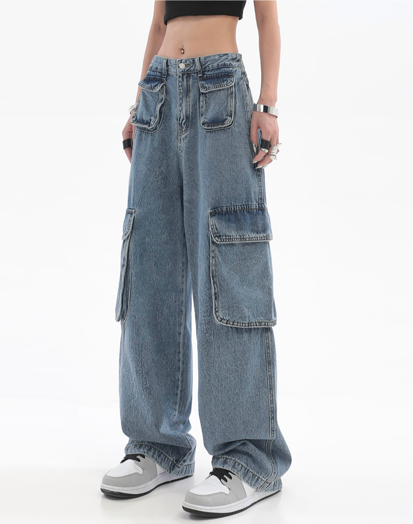 Y2K Bigpocket Jeans - ASRO