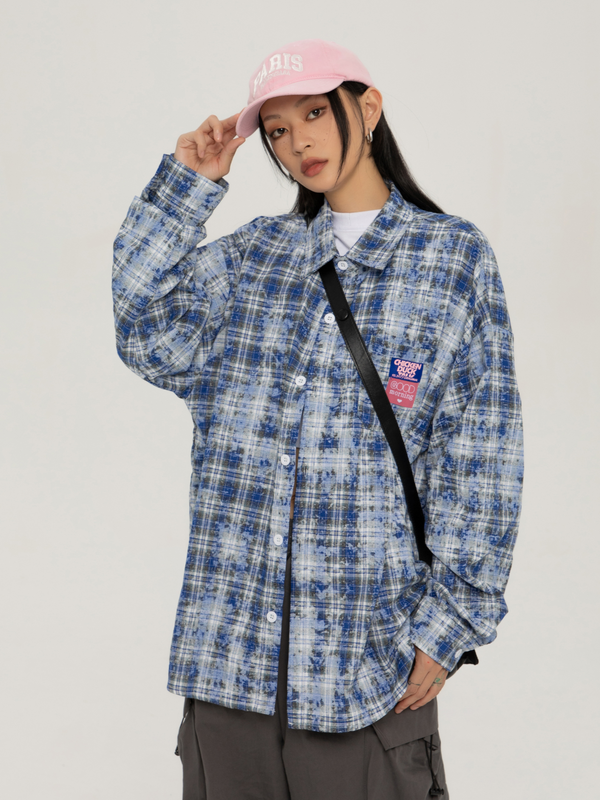 Blue Splash Button Up - ASRO