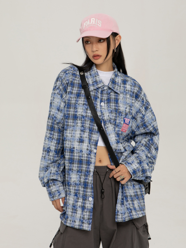 Blue Splash Button Up - ASRO