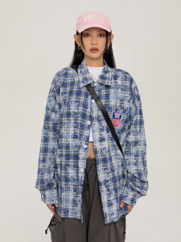 Blue Splash Button Up - ASRO