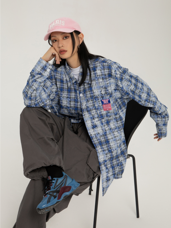 Blue Splash Button Up - ASRO