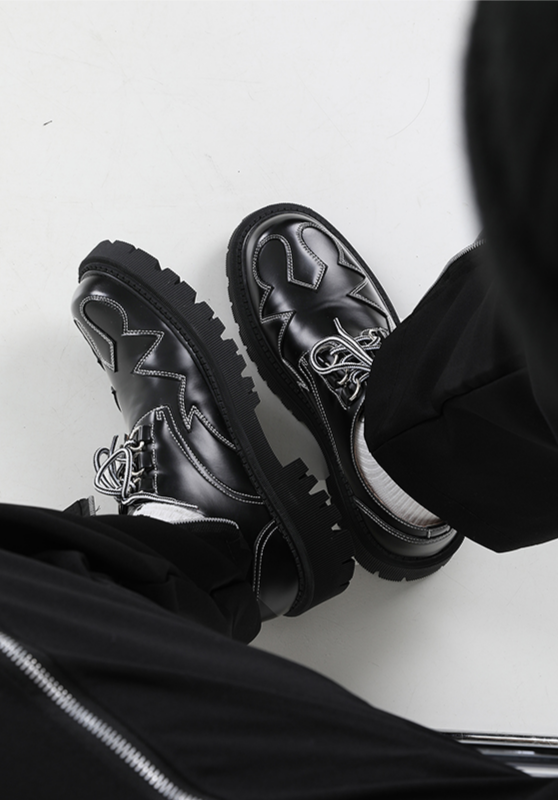 Y2K Stitch Loafers - ASRO