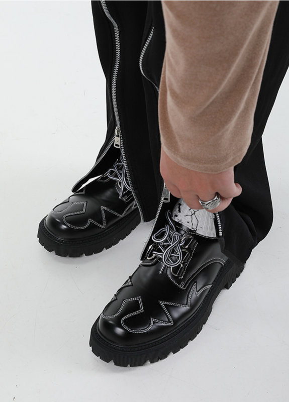 Y2K Stitch Loafers - ASRO