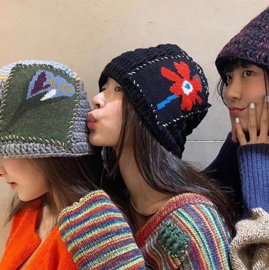 Knit Patch Hat