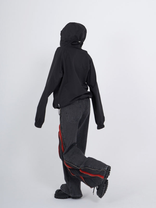 Red Line Zip Jeans