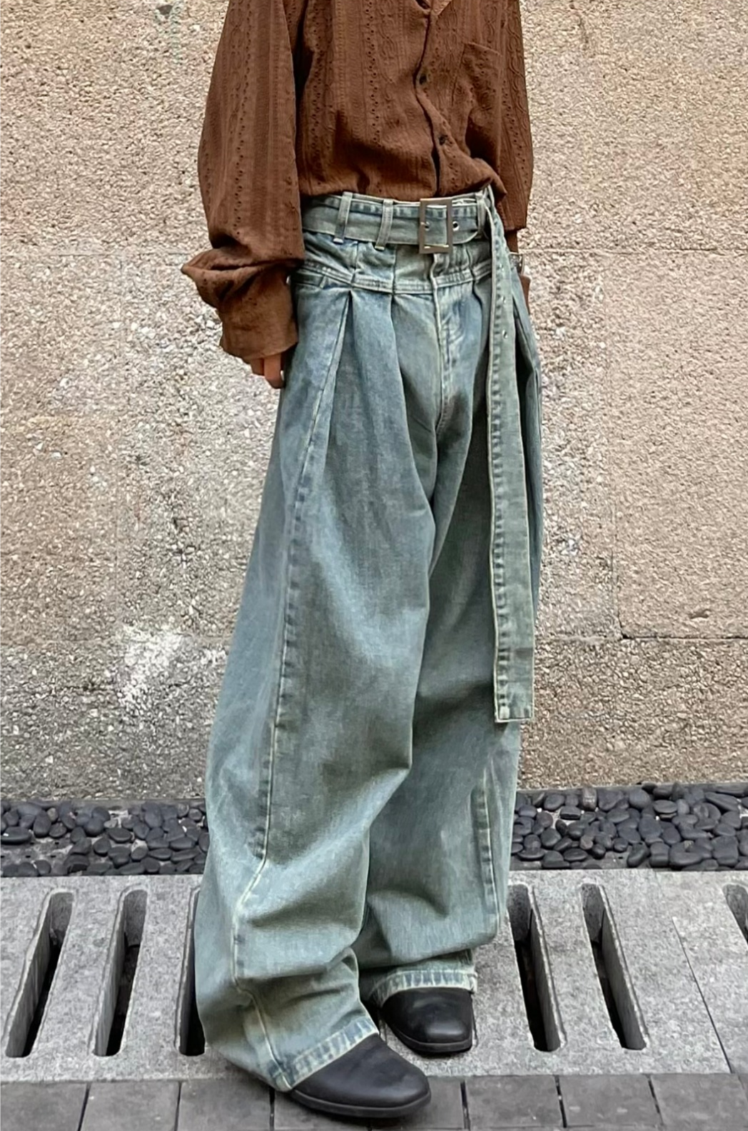 Waist Strap Jeans