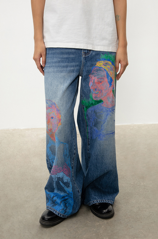 Human Graphic Jeans