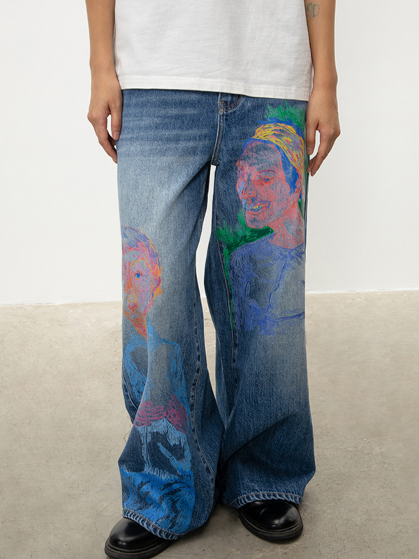 Human Graphic Jeans