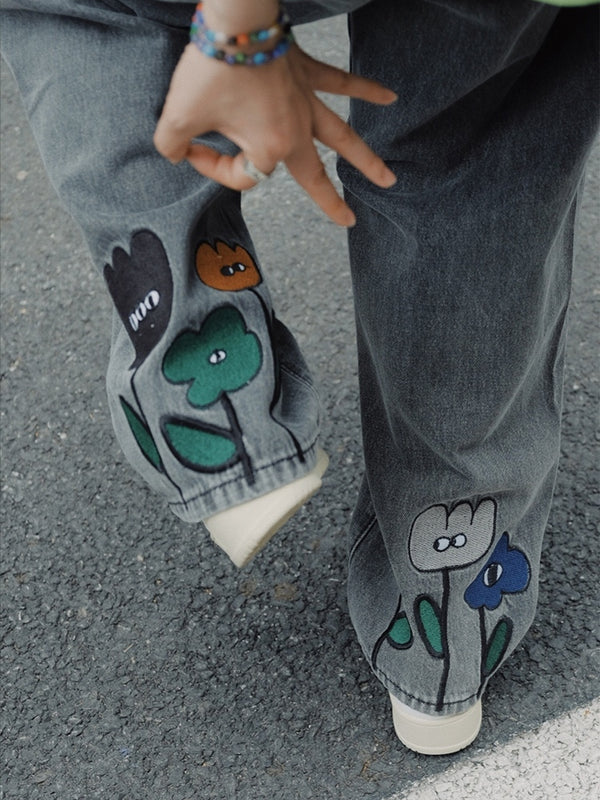 Flower Pot Jeans