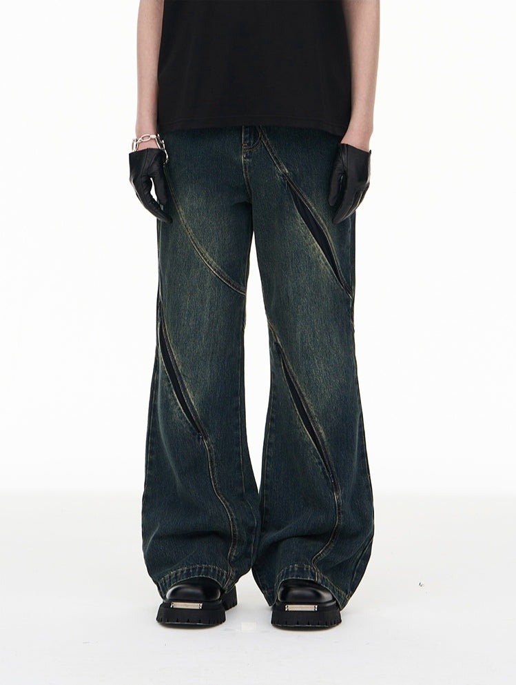 Spiral Katana Zip Jeans