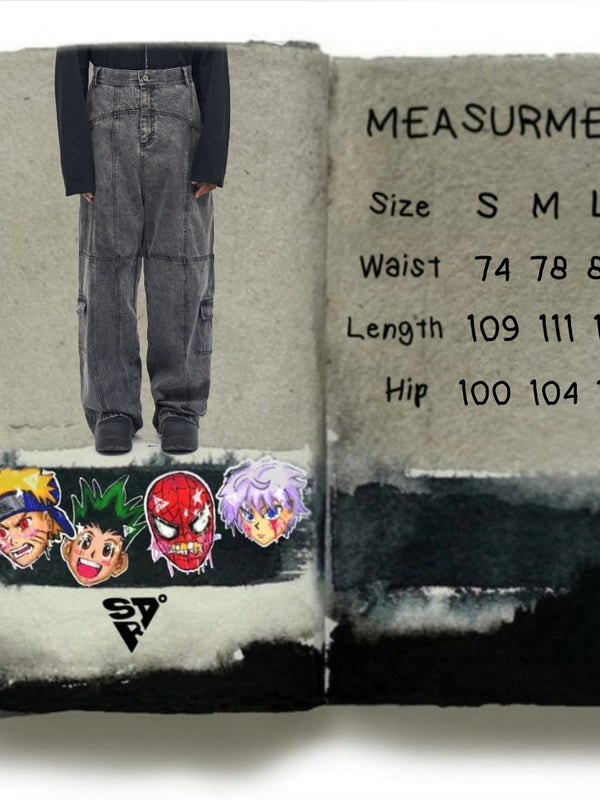 Multi Pleat Jeans - ASRO