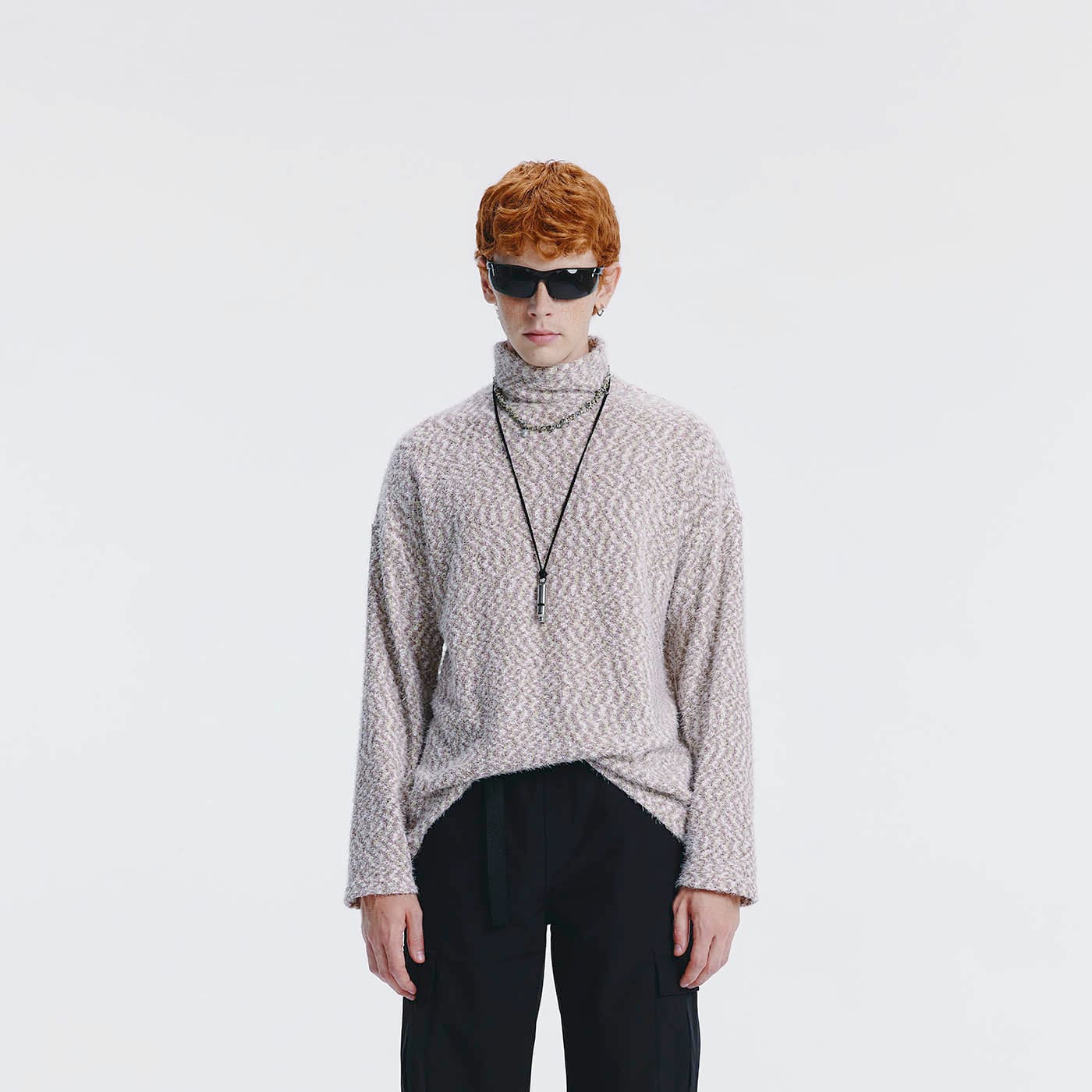 Turtleneck Chenille Sweater