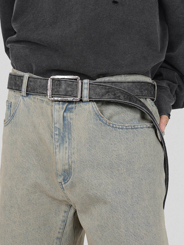 Distressed Leather Belt