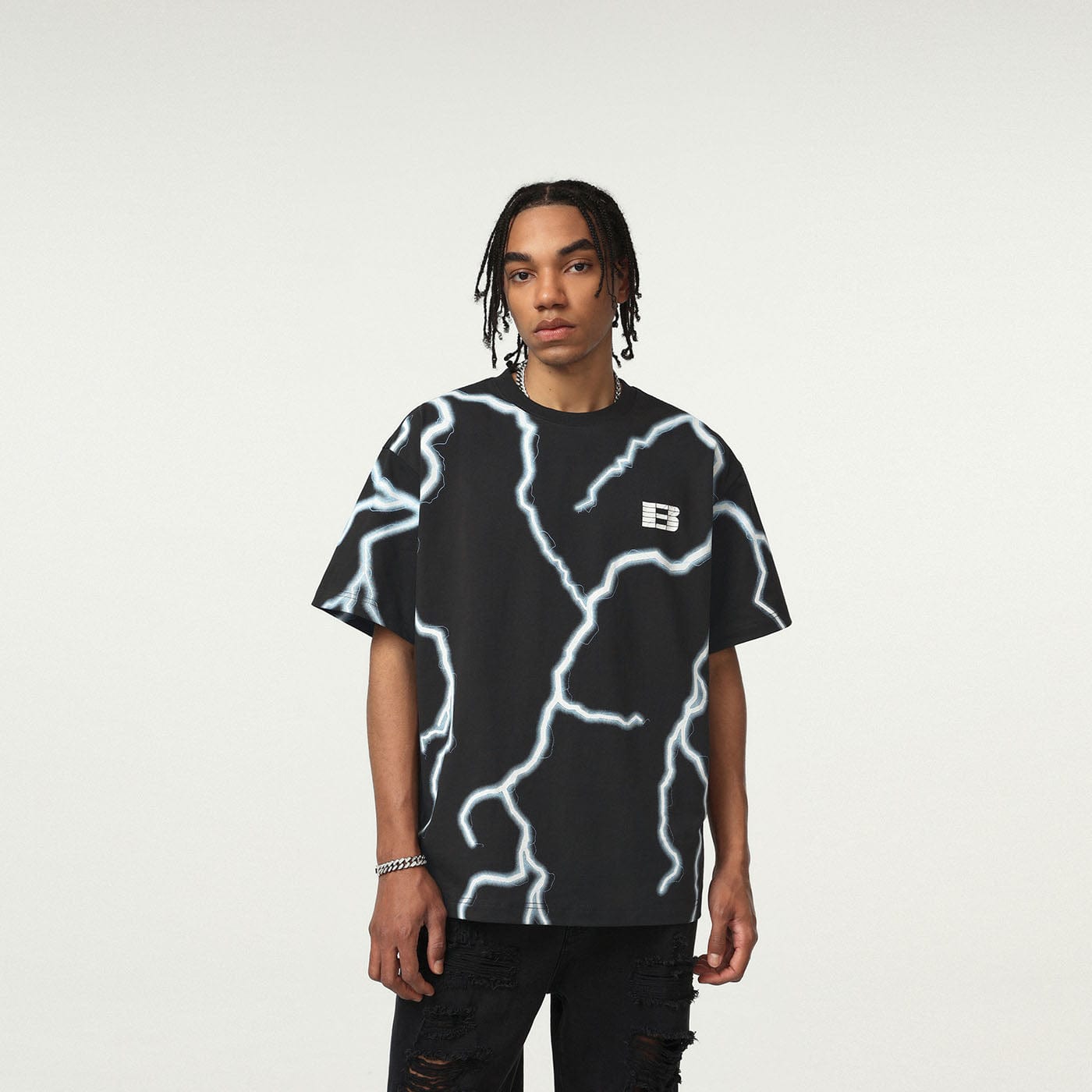 Lightning Print T-Shirt