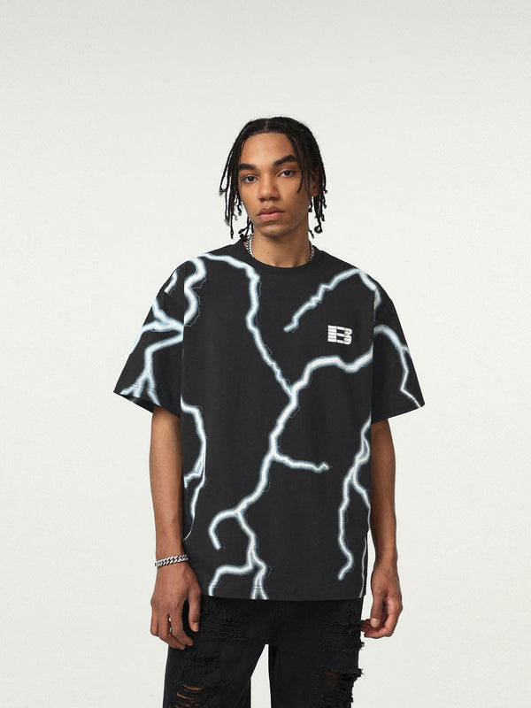 Lightning Print T-Shirt