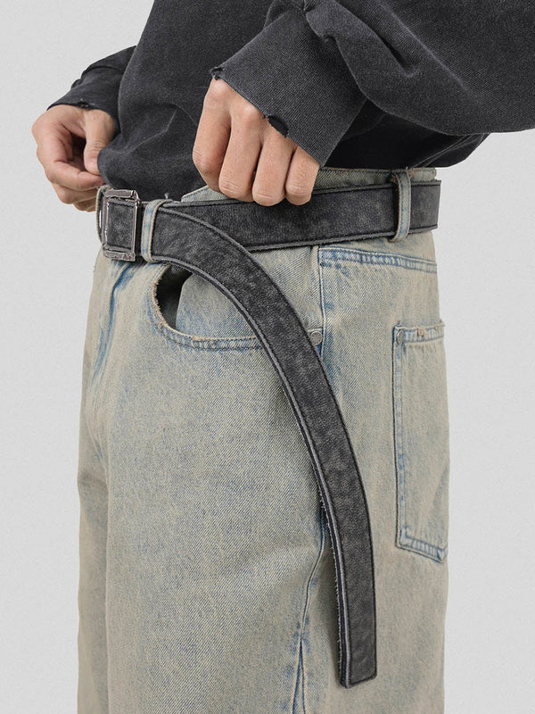 Distressed Leather Belt